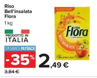 Carrefour Riso Bell'insalata Flora 1 kg offerta