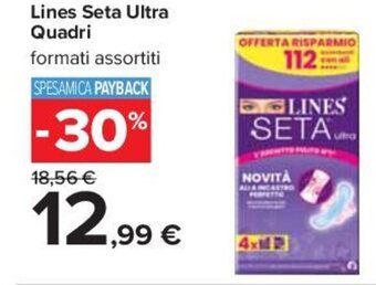 Carrefour Lines Seta Ultra Quadri offerta
