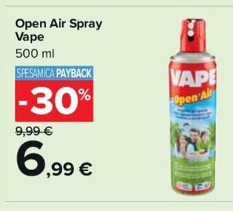 Carrefour Open Air Spray Vape 500 ml offerta