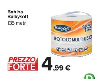 Carrefour Bobina Bulkysoft 135 metri offerta