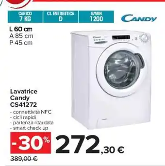 Carrefour Lavatrice Candy CS41272 offerta