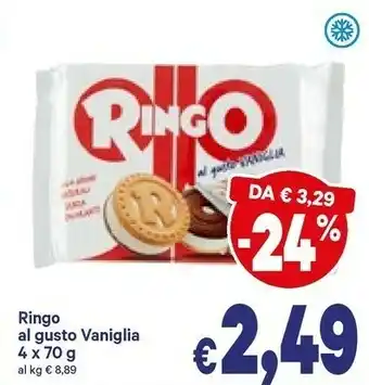A&O Ringo Gelato Snack Gusto Vaniglia offerta