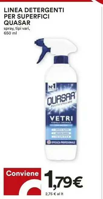 Coop Quasar Detergenti Per Superfici offerta