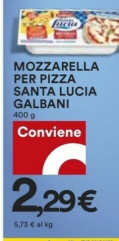 Coop Galbani Mozzarella offerta