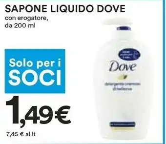 Coop Dove Sapone Liquido offerta