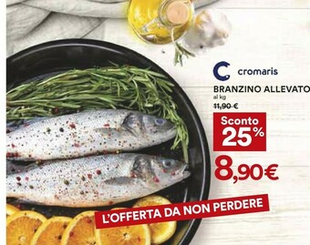 Coop Cromaris Branzino Allevato offerta