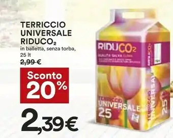 Coop Riduco Terriccio Universale offerta