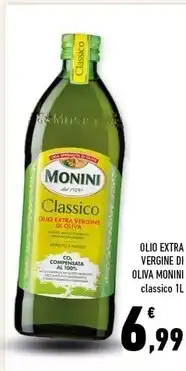 Conad Margherita Monini olio extra vergine di oliva offerta