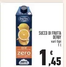 Conad Derby succo di frutta offerta