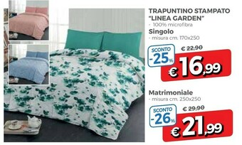 Trapuntino Stampato Linea Garden
