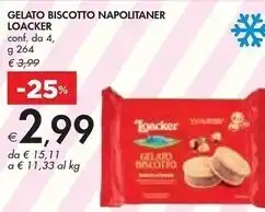 Bennet Loacker gelato biscotto napolitaner offerta
