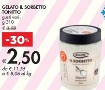 Bennet Tonitto gelato il sorbetto offerta
