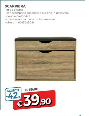Famila Scarpiera offerta