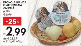 Bennet Zappalà provola bianca o affumicata offerta