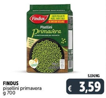 Gourmet Déco Findus pisellini primavera offerta