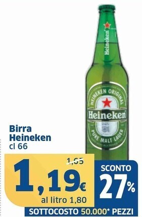 Sigma Heineken birra offerta
