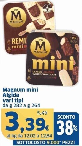Sigma Algida magnum mini offerta
