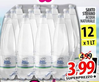 Il Genio Supermercato SANTO STEFANO ACQUA NATURALE 12 x 1 lt offerta