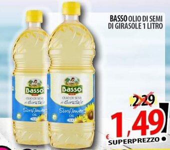 Il Genio Supermercato BASSO OLIO DI SEMI DI GIRASOLE 1 LITRO offerta