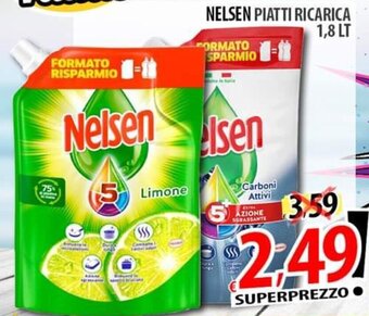 Il Genio Supermercato NELSEN PIATTI RICARICA 1,8 LT offerta