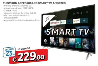 Thomson 40FE5606 LED Smart TV Android