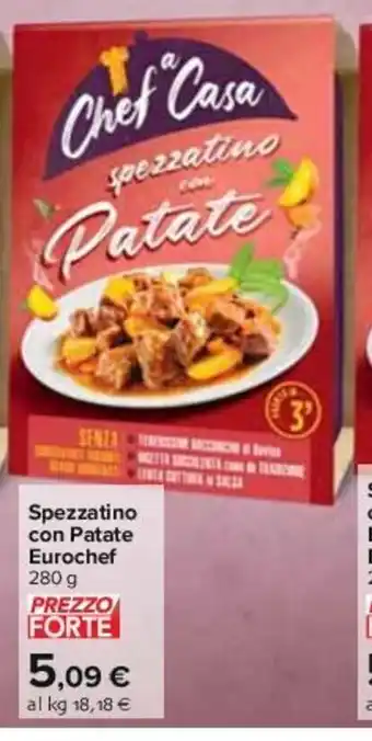 Carrefour Spezzatino con Patate Eurochef 280 g offerta