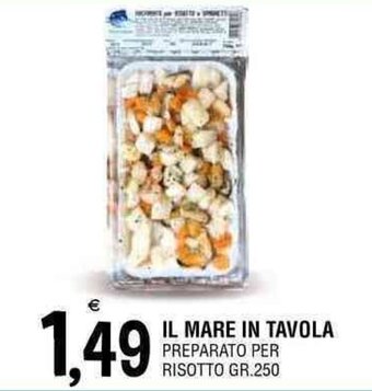 Gruppo La Tirrenica IL MARE IN TAVOLA PREPARATO PER RISOTTO GR.250 offerta