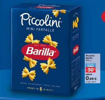 Carrefour Piccolini Barilla 500 g offerta