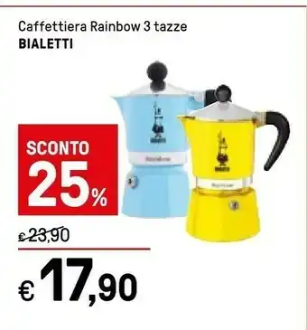 Iper La Grande Bialetti Caffetiera 3 Tazze offerta