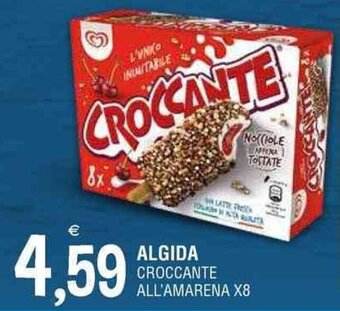 Gruppo La Tirrenica ALGIDA CROCCANTE ALL'AMARENA X8 offerta