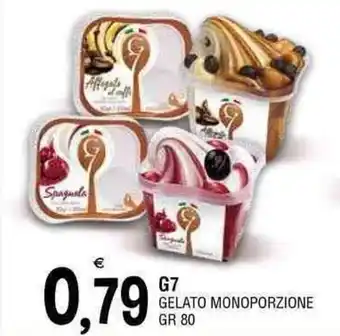 G7 GELATO MONOPORZIONE GR 80
