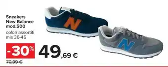 Carrefour Sneakers New Balance mod.500 colori assortiti mis 36-45 offerta