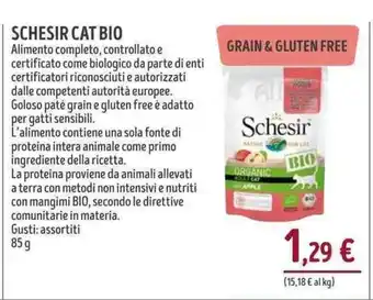 Il Gigante SCHESIR CAT BIO 85 g offerta
