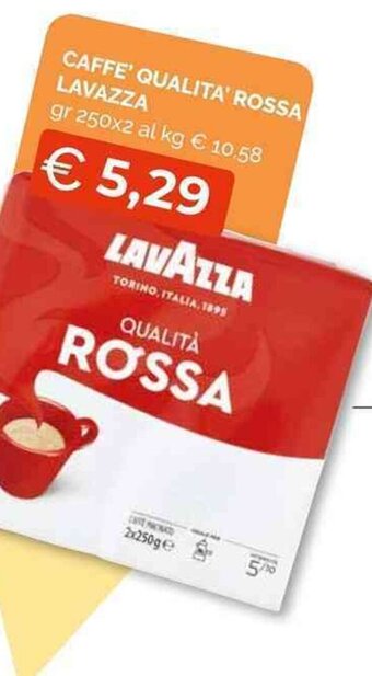 Mercatò Local CAFFE' QUALITA' ROSSA LAVAZZA gr 250x2 offerta