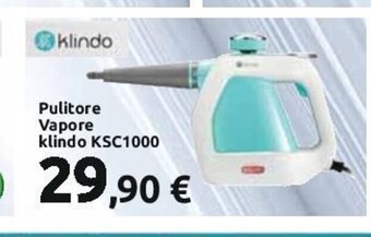 Carrefour Pulitore Vapore klindo KSC1000 offerta