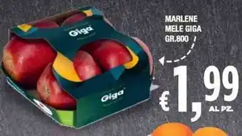 Orizzonte Supermercati MARLENE MELE GIGA GR.800 offerta