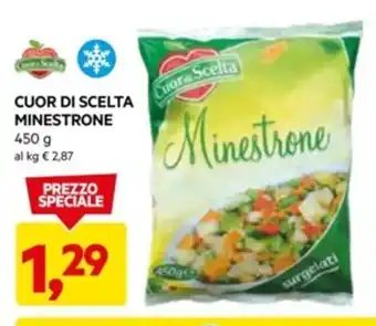 DPiù CUOR DI SCELTA MINESTRONE 450g offerta