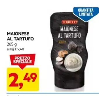 DPiù MAIONESE AL TARTUFO 265 g offerta