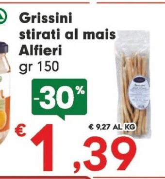 Despar Alfieri grissini stirati al mais offerta