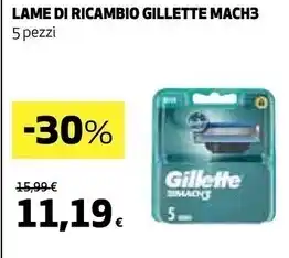 Ipercoop Gillette lame di ricambio mach3 offerta