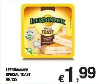 Orizzonte Supermercati LEERDAMMER SPECIAL TOAST GR.125 offerta