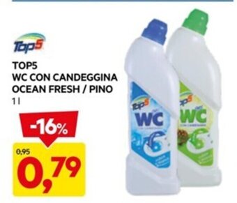 TOP5 WC CON CANDEGGINA OCEAN FRESH / PINO 1 l