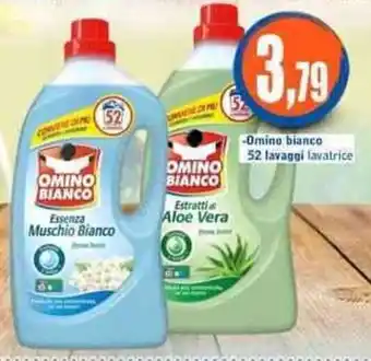 Omino bianco 52 lavaggi lavatrice