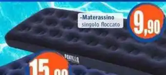 Materassino singolo floccato