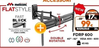 Expert Meliconi flatstyle fdrp 600 offerta
