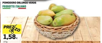 Ipercoop Pomodoro oblungo verde offerta