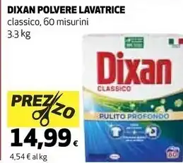 Ipercoop Dixan polvere lavatrice offerta