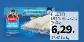Ipercoop Findus filetti di merluzzo offerta