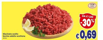 A&O Macinato Scelto Bovino Adulto Scottona offerta