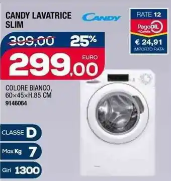 Self CANDY LAVATRICE CANDY SLIM offerta